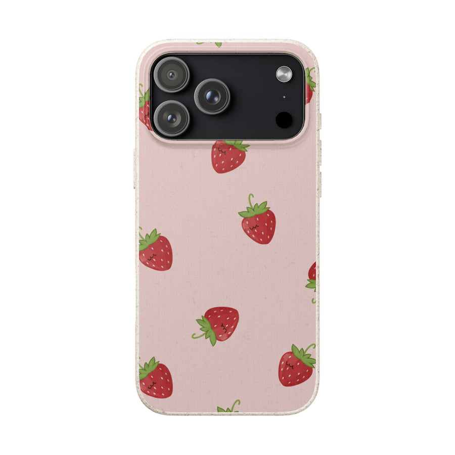 Blush Strawberry | Biodegradable Case