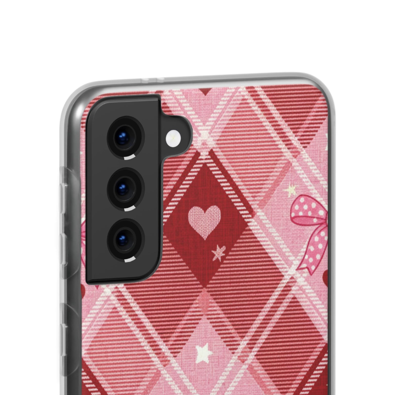 Heart Plaid | Clear Case