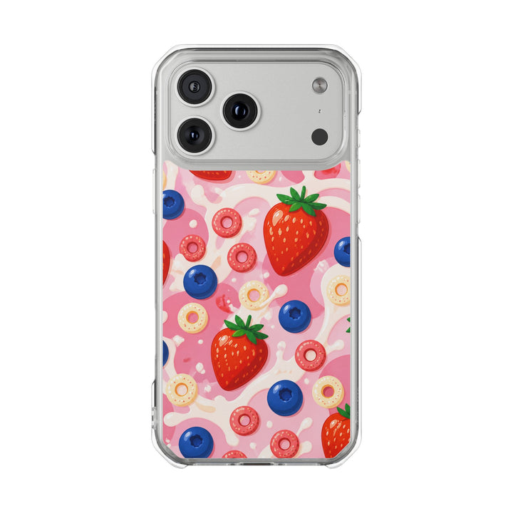 Berry Cereal | Clear MagSafe Case