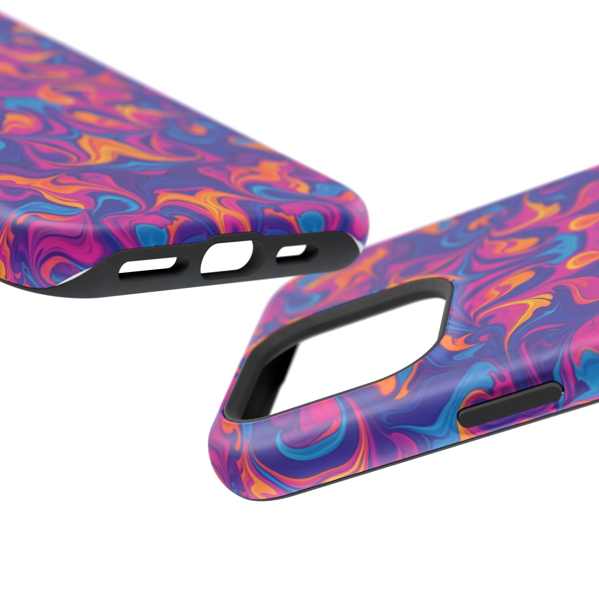 Neon Swirl | Tough MagSafe Case