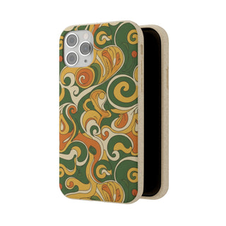 Olive Paisley | Biodegradable Case