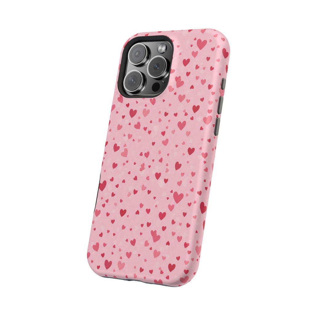 Blush Ditsy Heart | Tough MagSafe Case