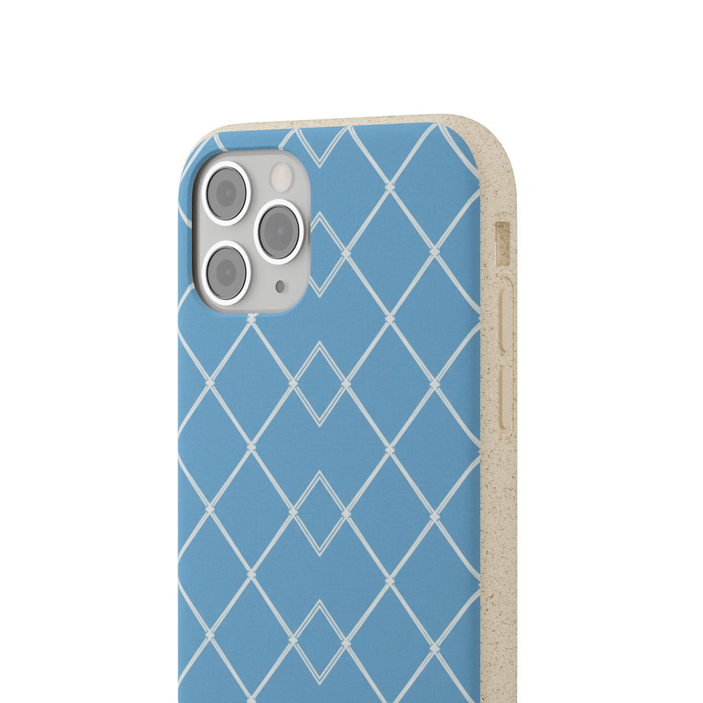 Sky Blue Argyle | Biodegradable Case