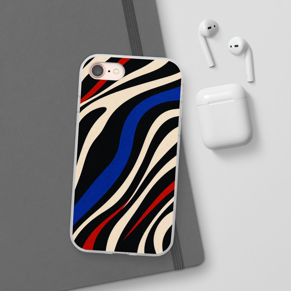Zebra Rush | Frosted Clear Case — product image 54
