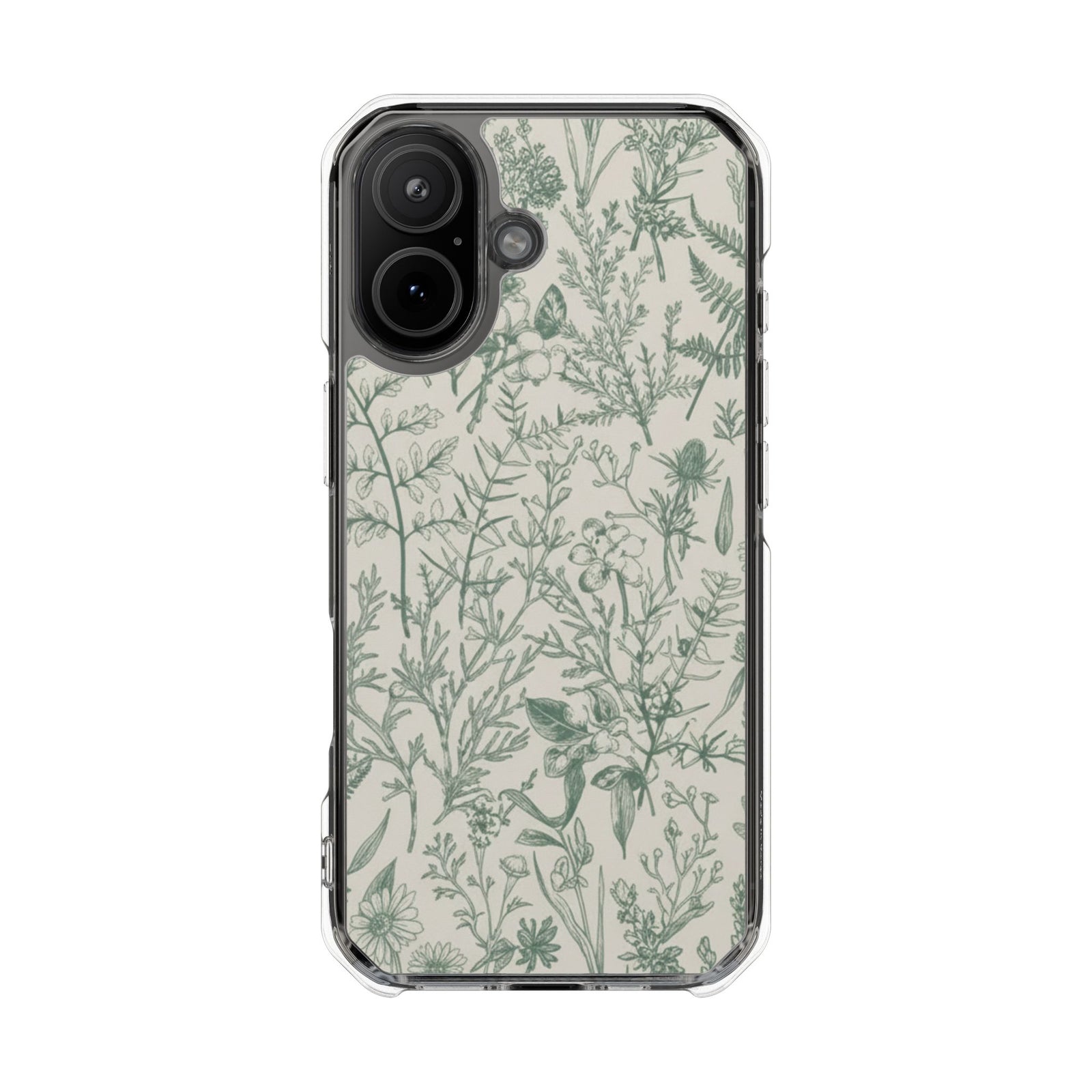 Frost Meadow | Clear MagSafe Case