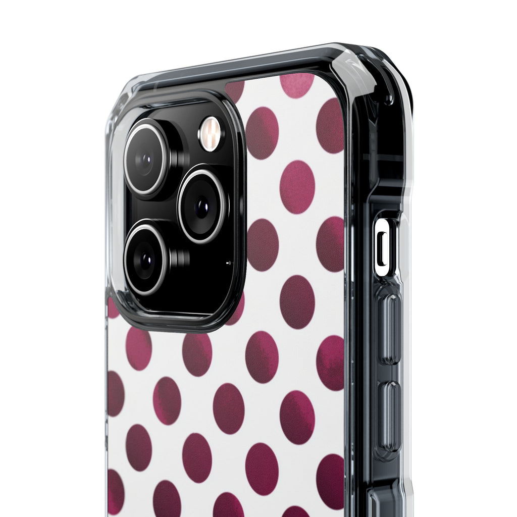 Berry Dots | Clear MagSafe Case