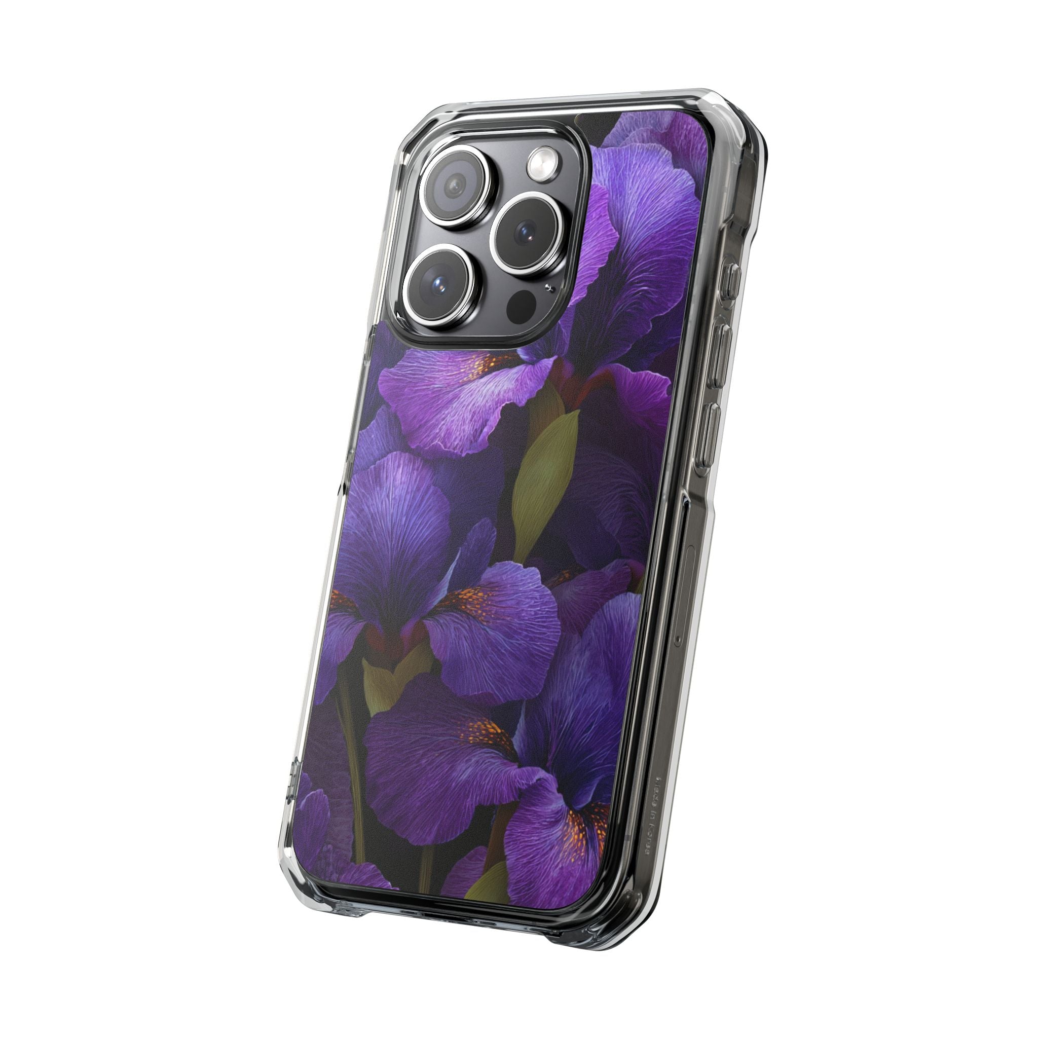 Purple Iris | Clear MagSafe Case
