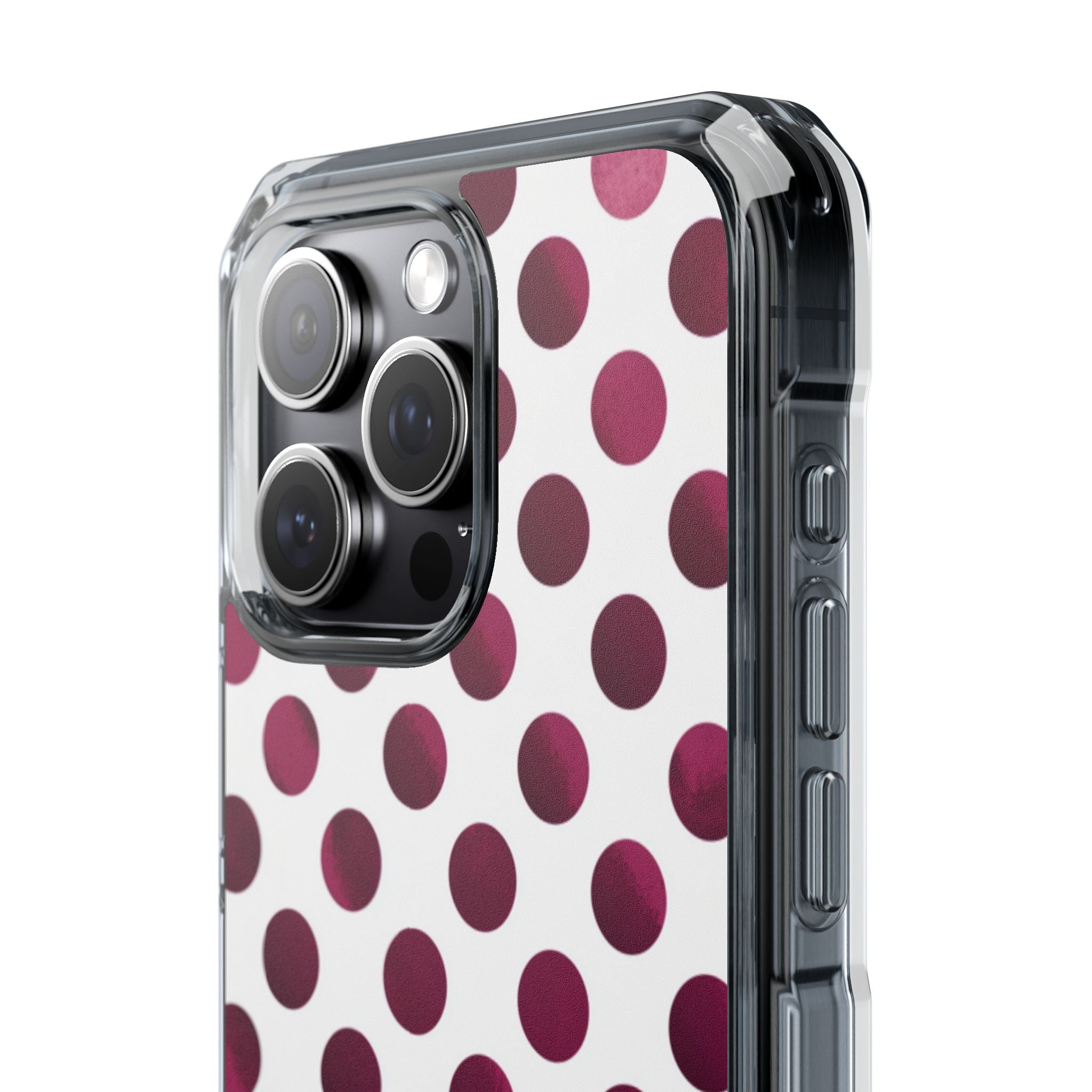 Berry Dots | Clear MagSafe Case