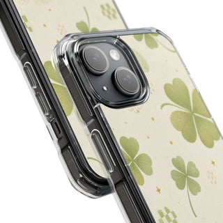 Matcha Clover | Clear MagSafe Case