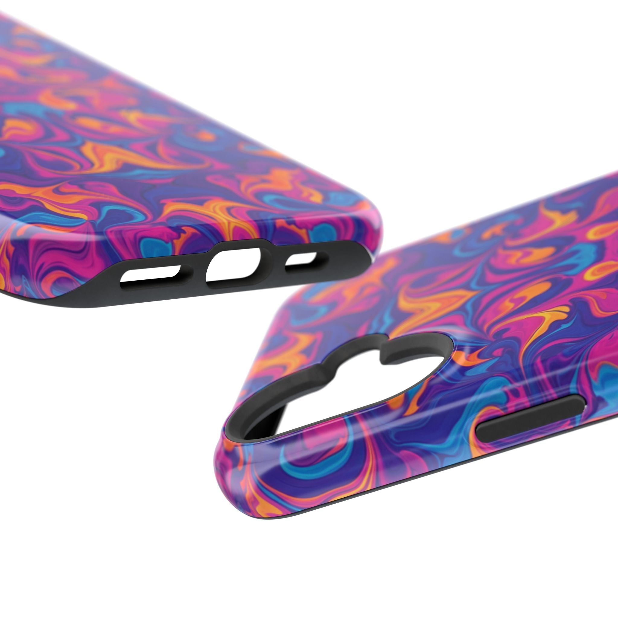 Neon Swirl | Tough MagSafe Case