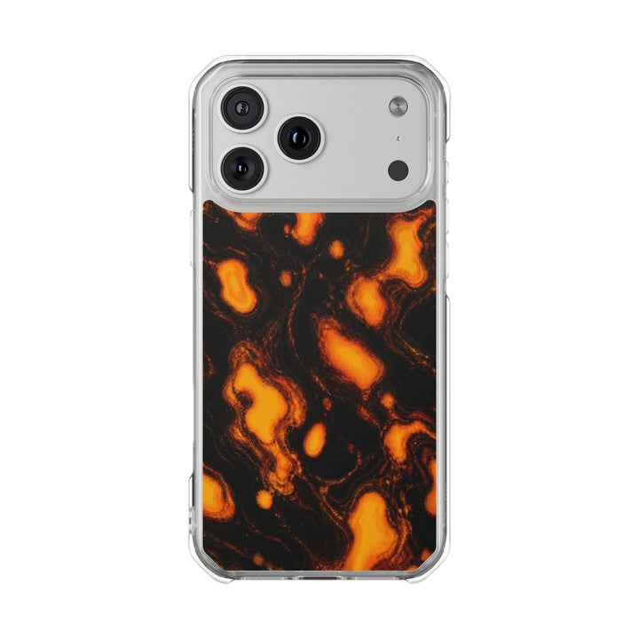 Ember Tortoise | Clear MagSafe Case