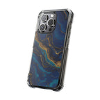 Midnight Marble | Clear MagSafe Case