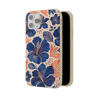 Indigo Hibiscus | Biodegradable Case — product image 30