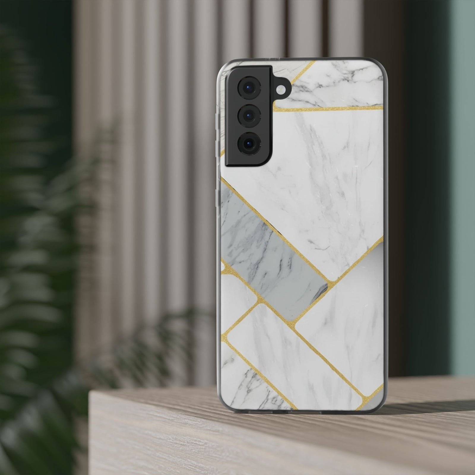 Coral Orbit | Clear Case