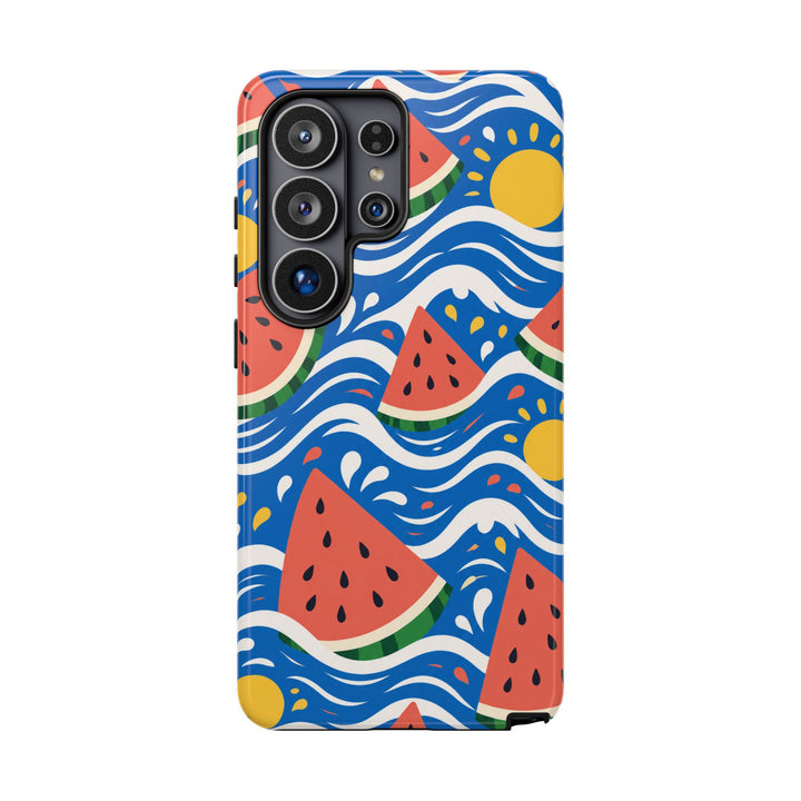 Watermelon Waves phone case design