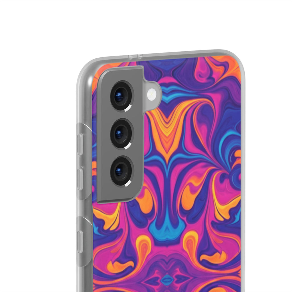 Neon Marble | Samsung Clear Case