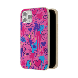 Cloudy Cherry | Biodegradable Case