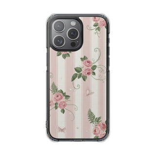 Rose Trellis | Clear MagSafe Case