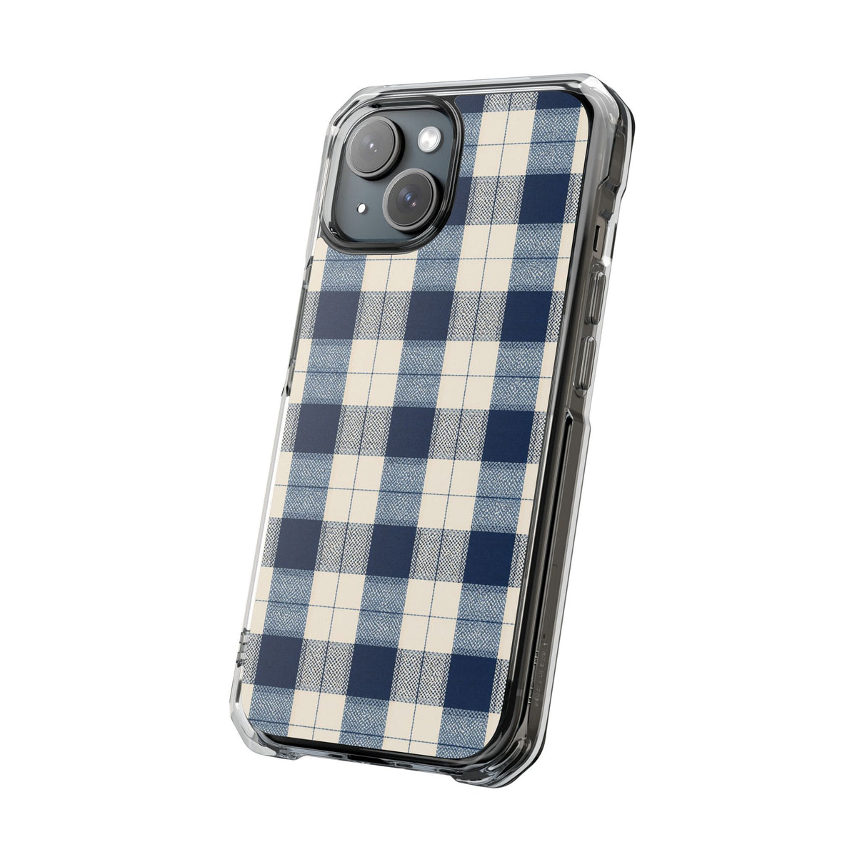 Ink Gingham | Clear MagSafe Case — product image 17