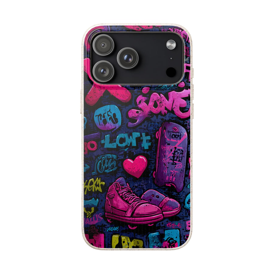 Neon Street Art | Biodegradable Case