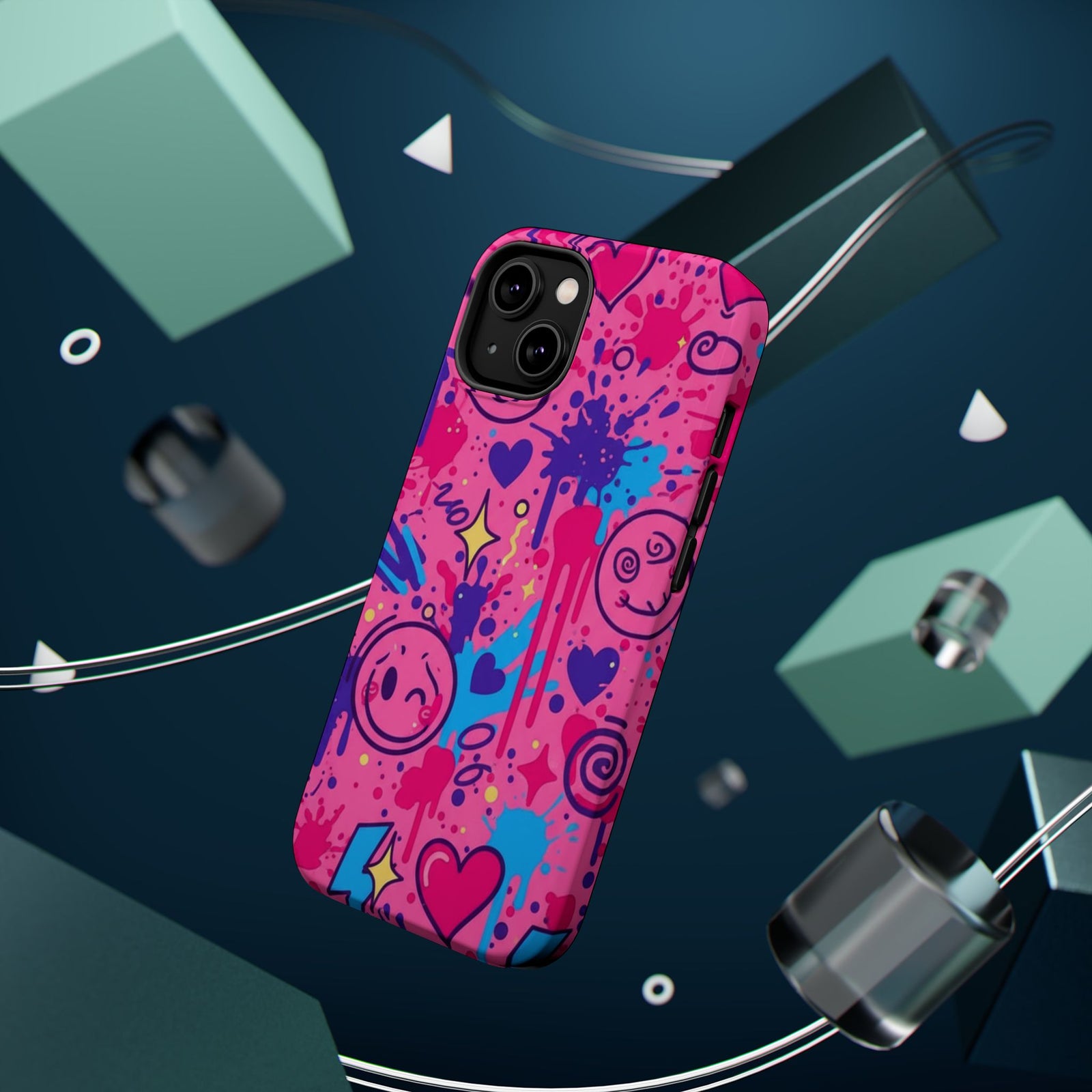 Cloudy Cherry | Tough MagSafe Case