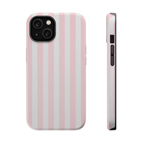 Blush Pink Stripe | Tough MagSafe Case