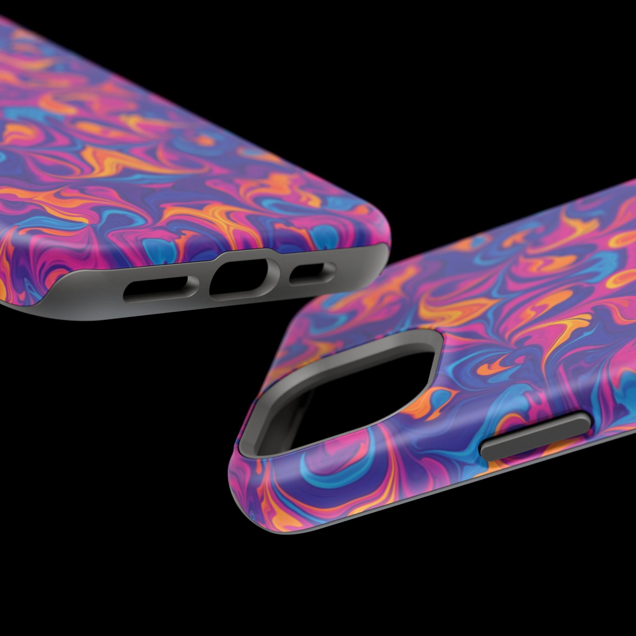 Neon Swirl | Tough MagSafe Case