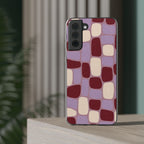 Mauve Rounded | Clear Case