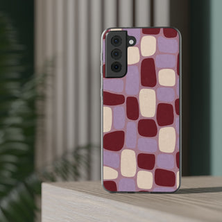 Mauve Rounded | Clear Case