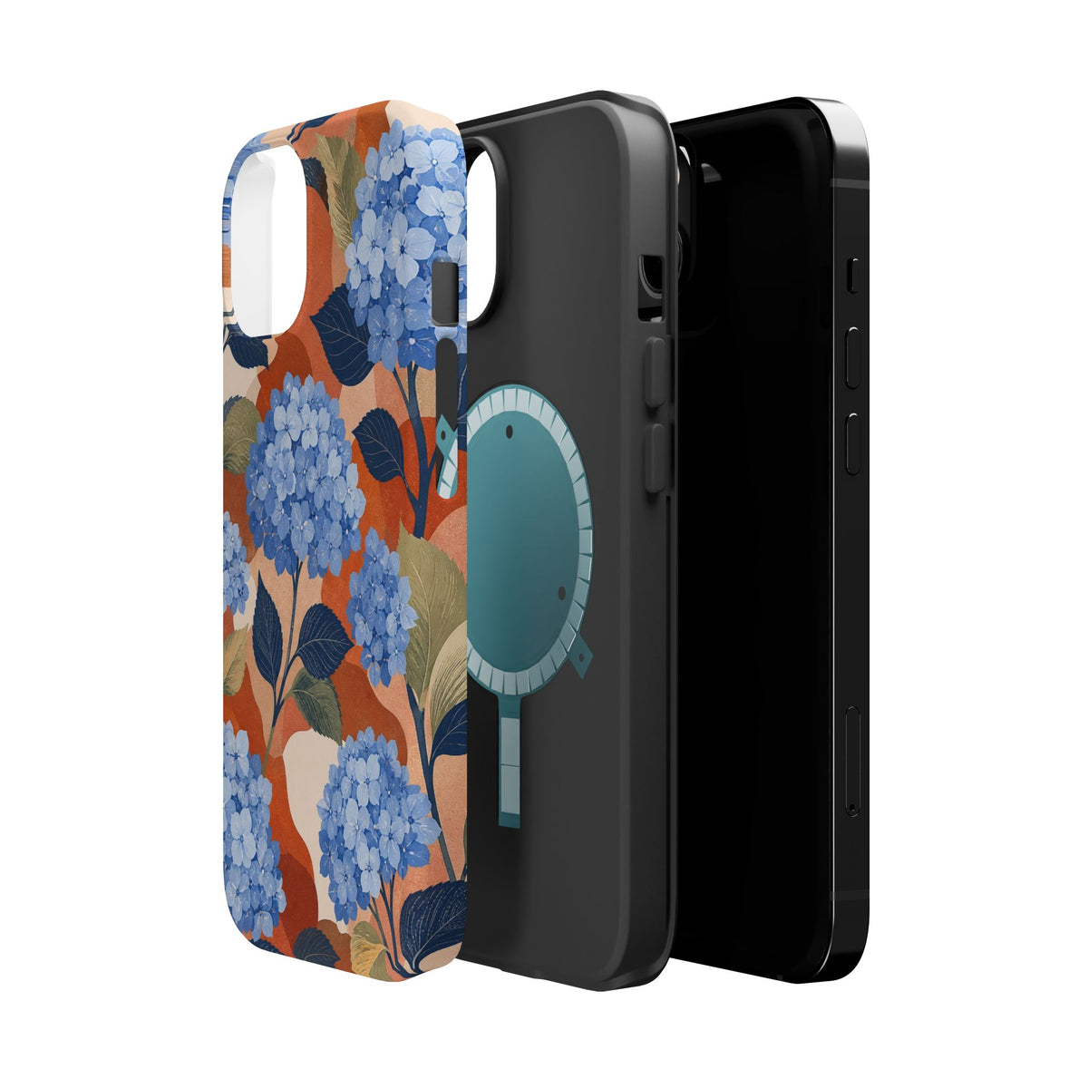 Brownstone Hydrangeas | Tough MagSafe Case — product image 47