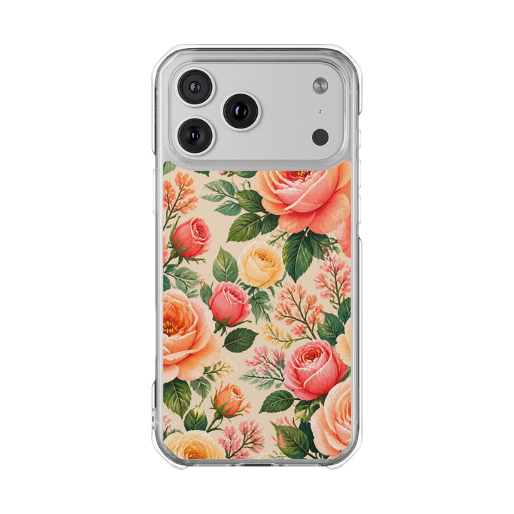 Rose Spark | Clear MagSafe Case