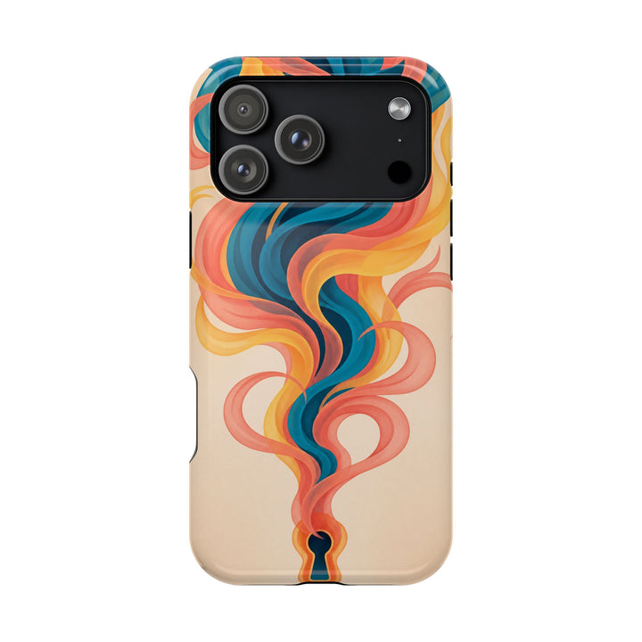 Retro Flame phone case design