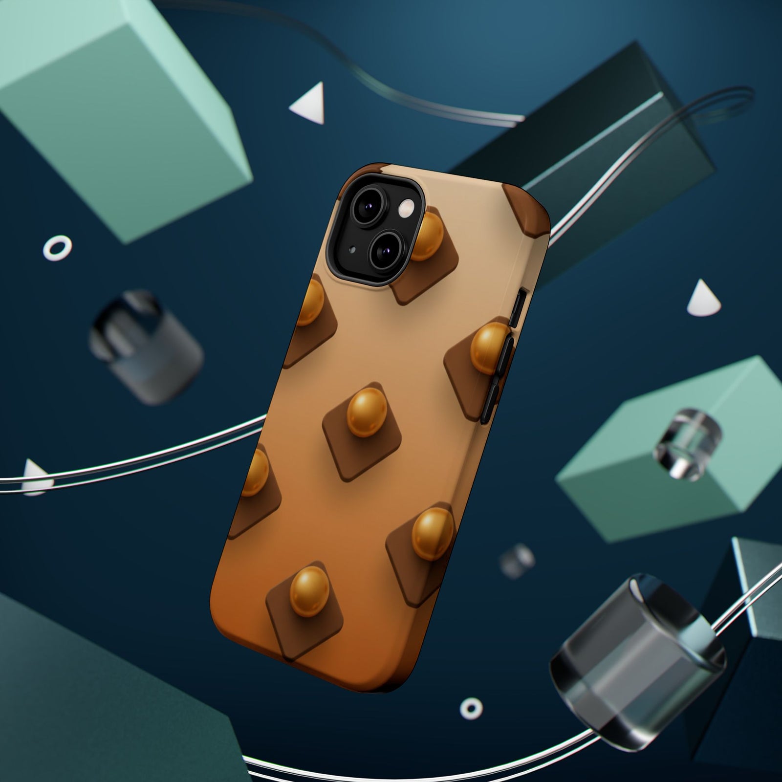Amber Studs | Tough MagSafe Case