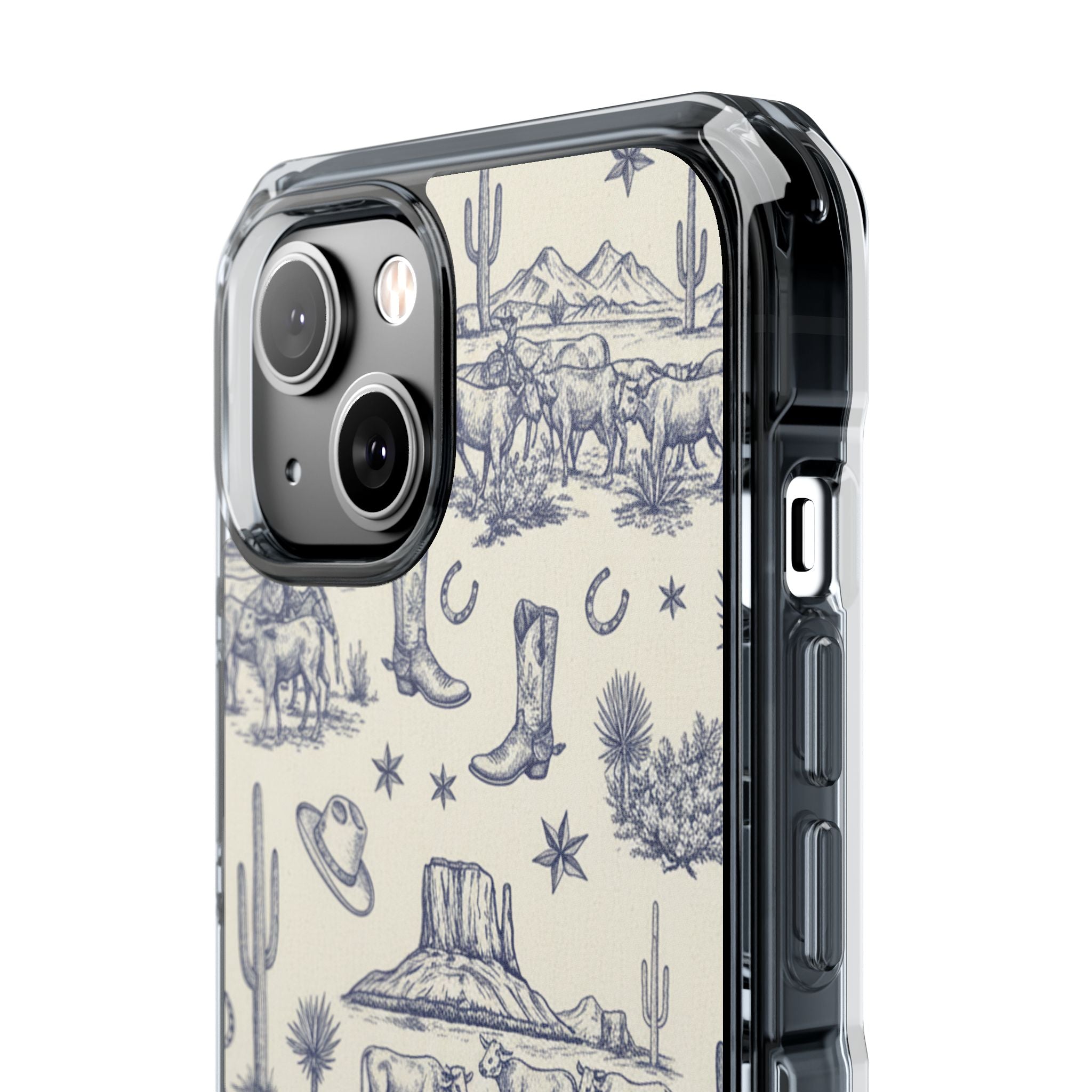 Whimsical Toile | Clear MagSafe Case