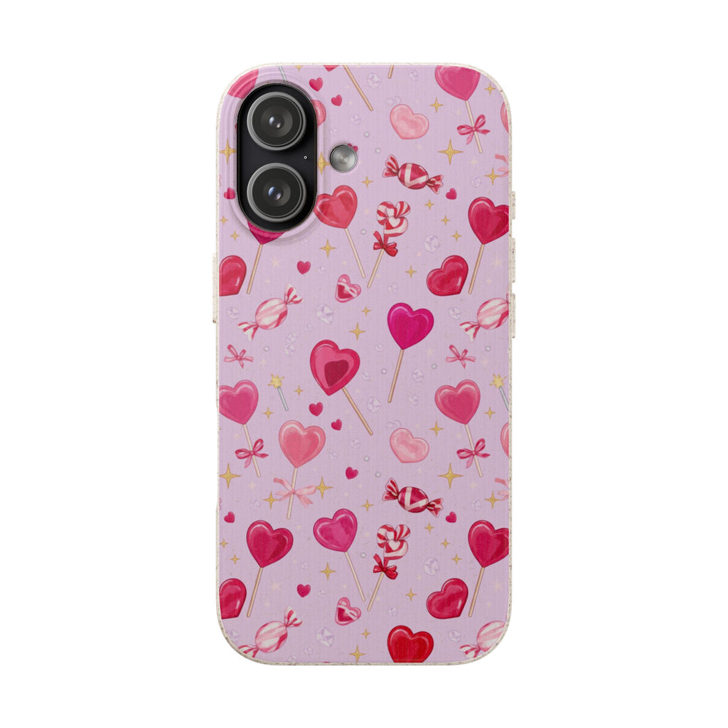Pink Heartfall | Biodegradable Case