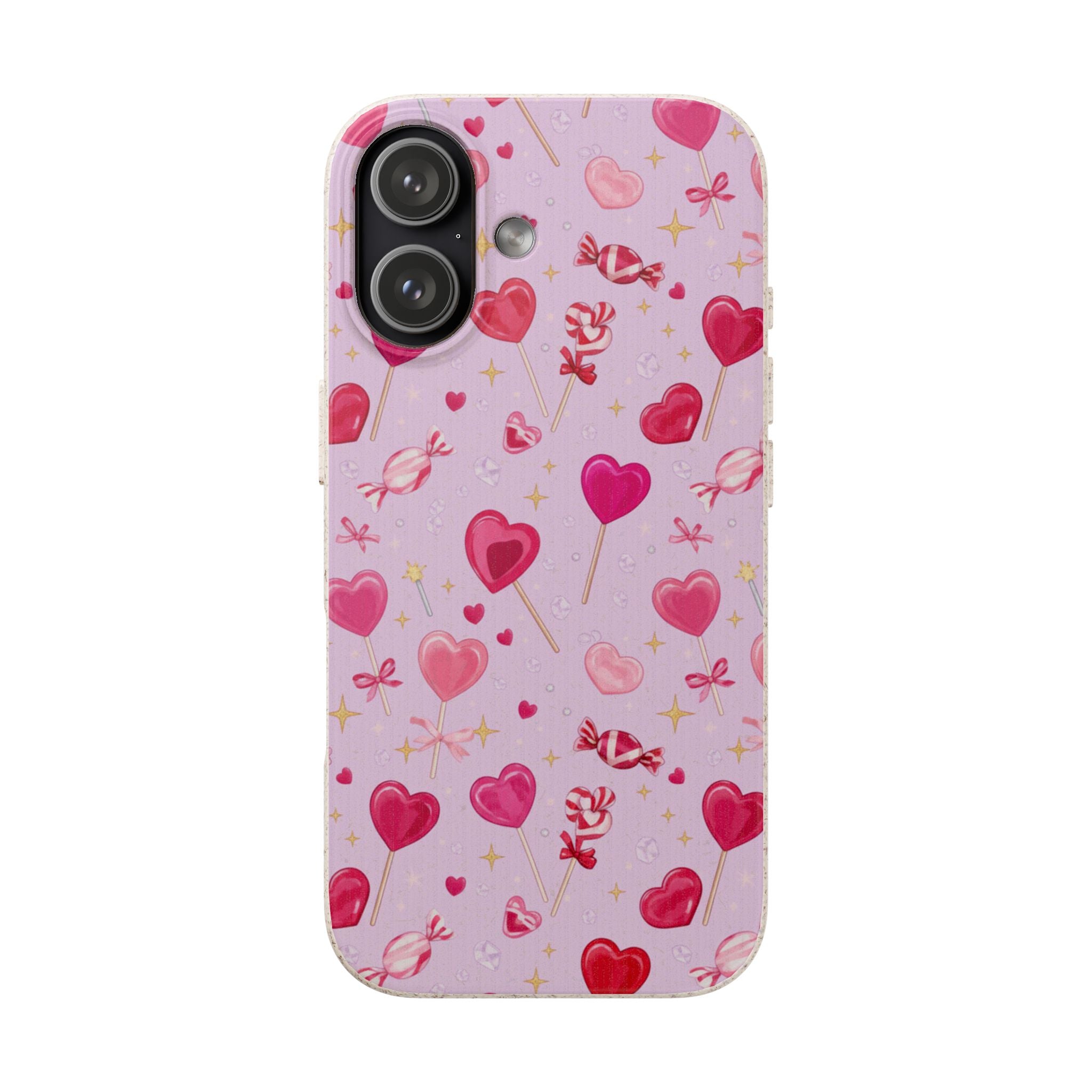 Pink Heartfall | Biodegradable Case