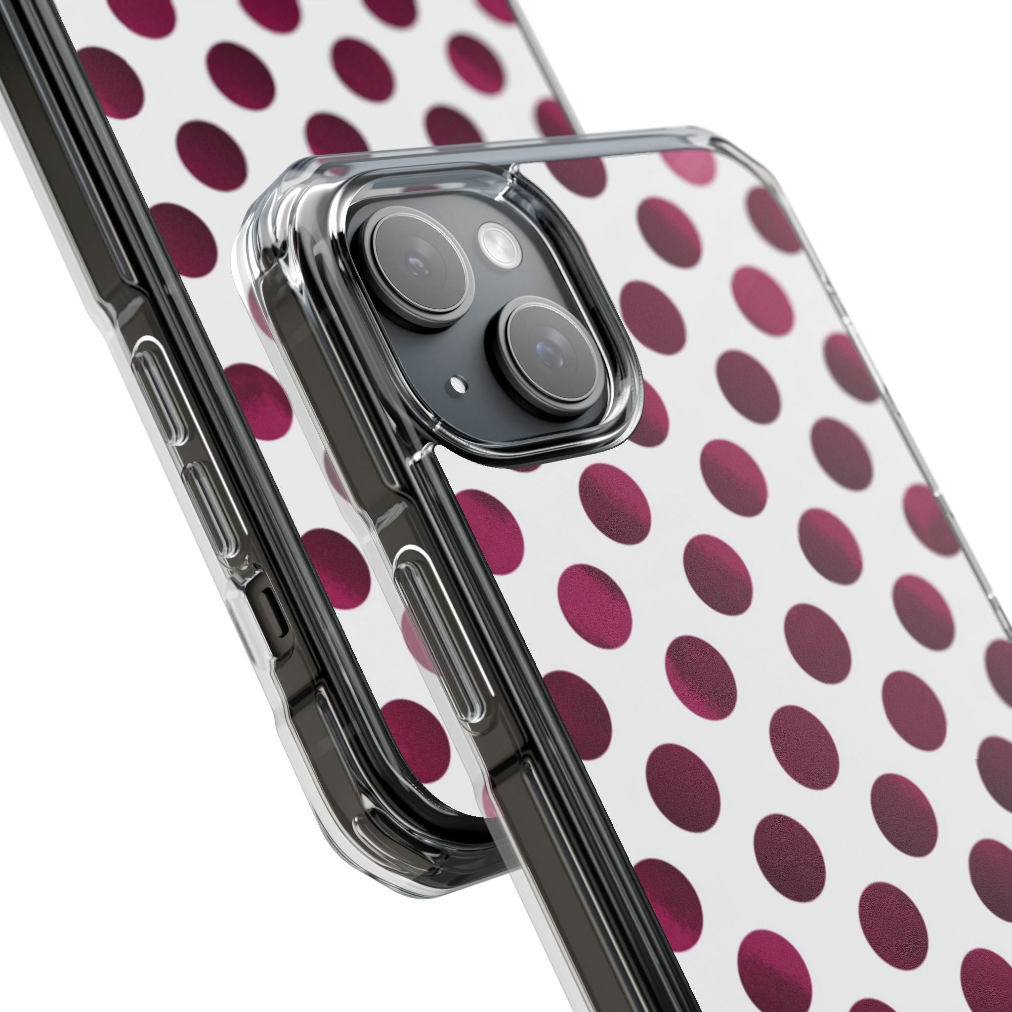 Berry Dots | Clear MagSafe Case