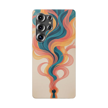 Sunset Swirl | Galaxy Clear Case