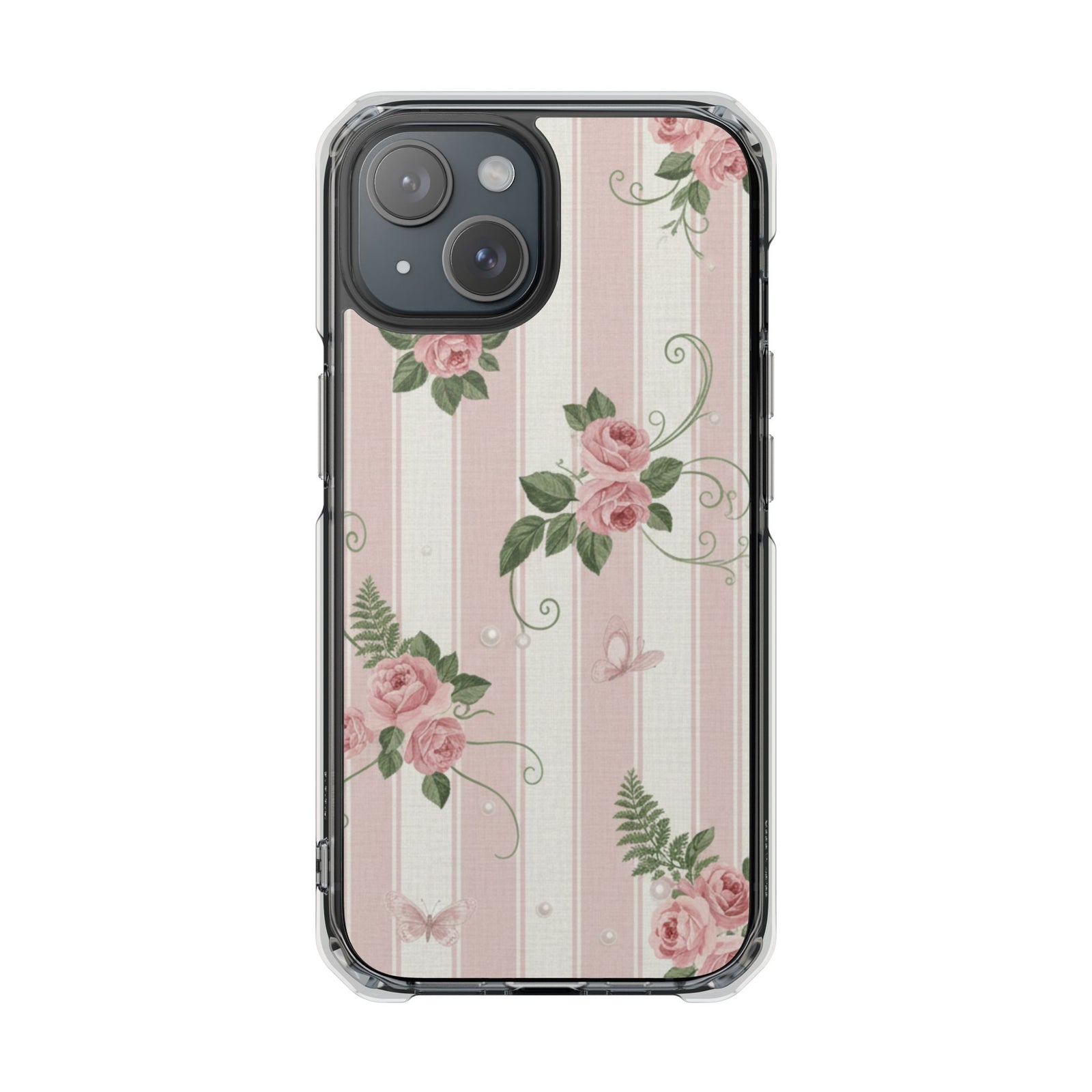 Rose Trellis | Clear MagSafe Case