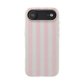 Pink Pinstripe minimal biodegradable case design