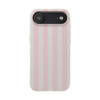 Pink Pinstripe minimal biodegradable case design