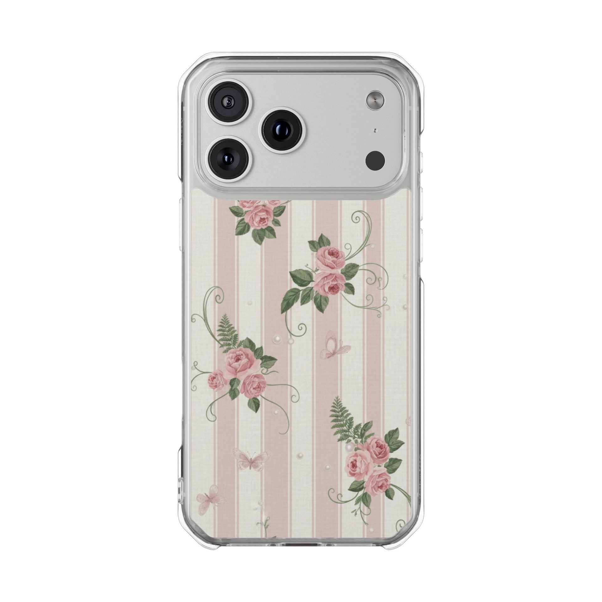 Rose Trellis | Clear MagSafe Case