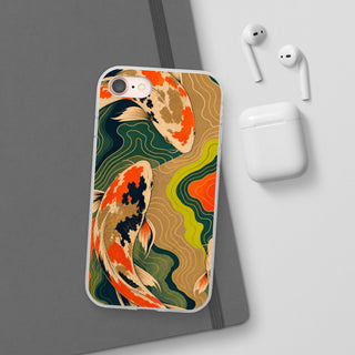 Khaki Koi | Frosted Clear Case — product image 54