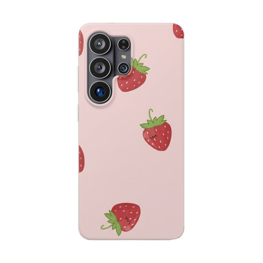 Strawberry Blush | Samsung Clear Case