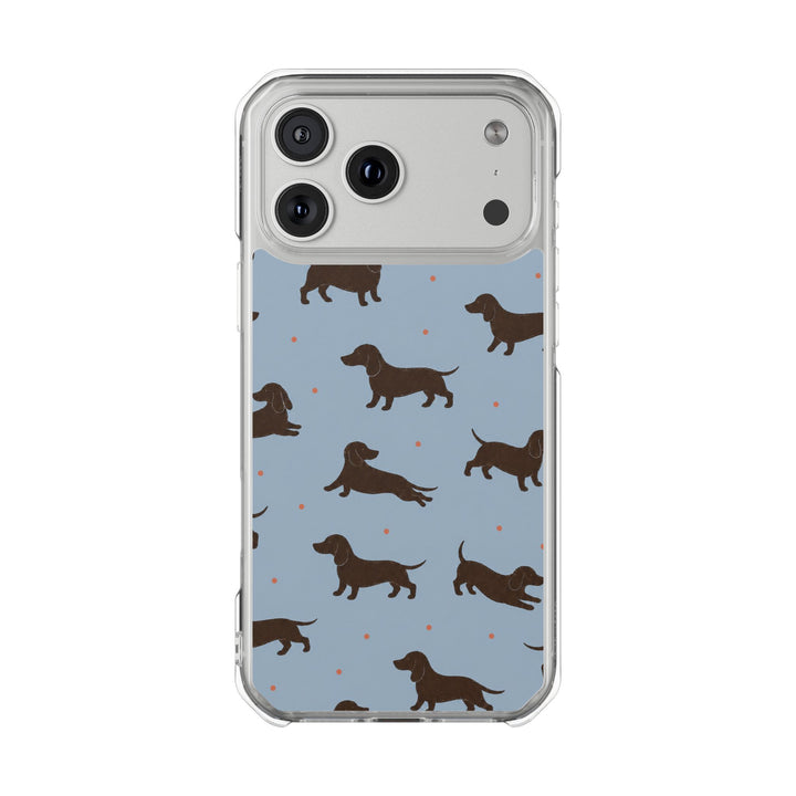 Powder Dachshunds phone case design