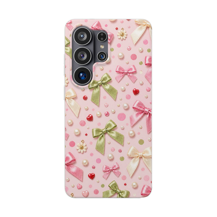 Dotty Bow phone case design