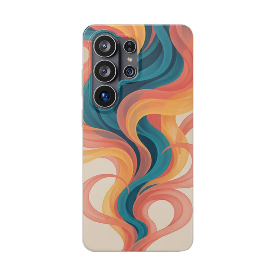 Retro Flame | Samsung Clear Case