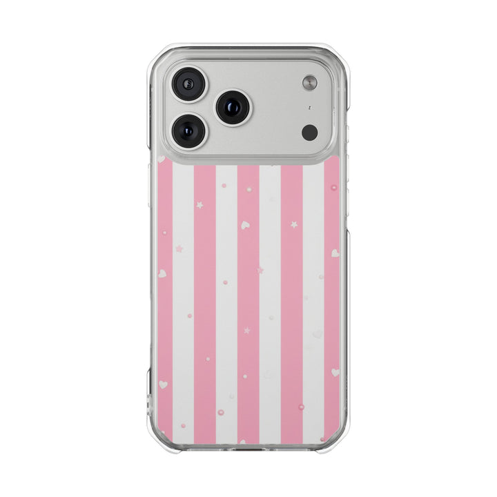 Candy Stripe | Clear MagSafe Case