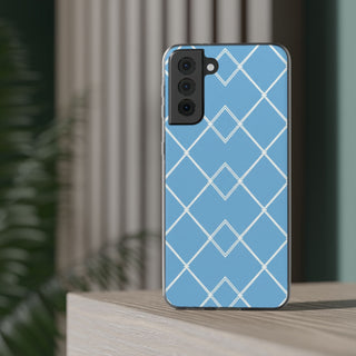 Blue Lattice | Clear Case