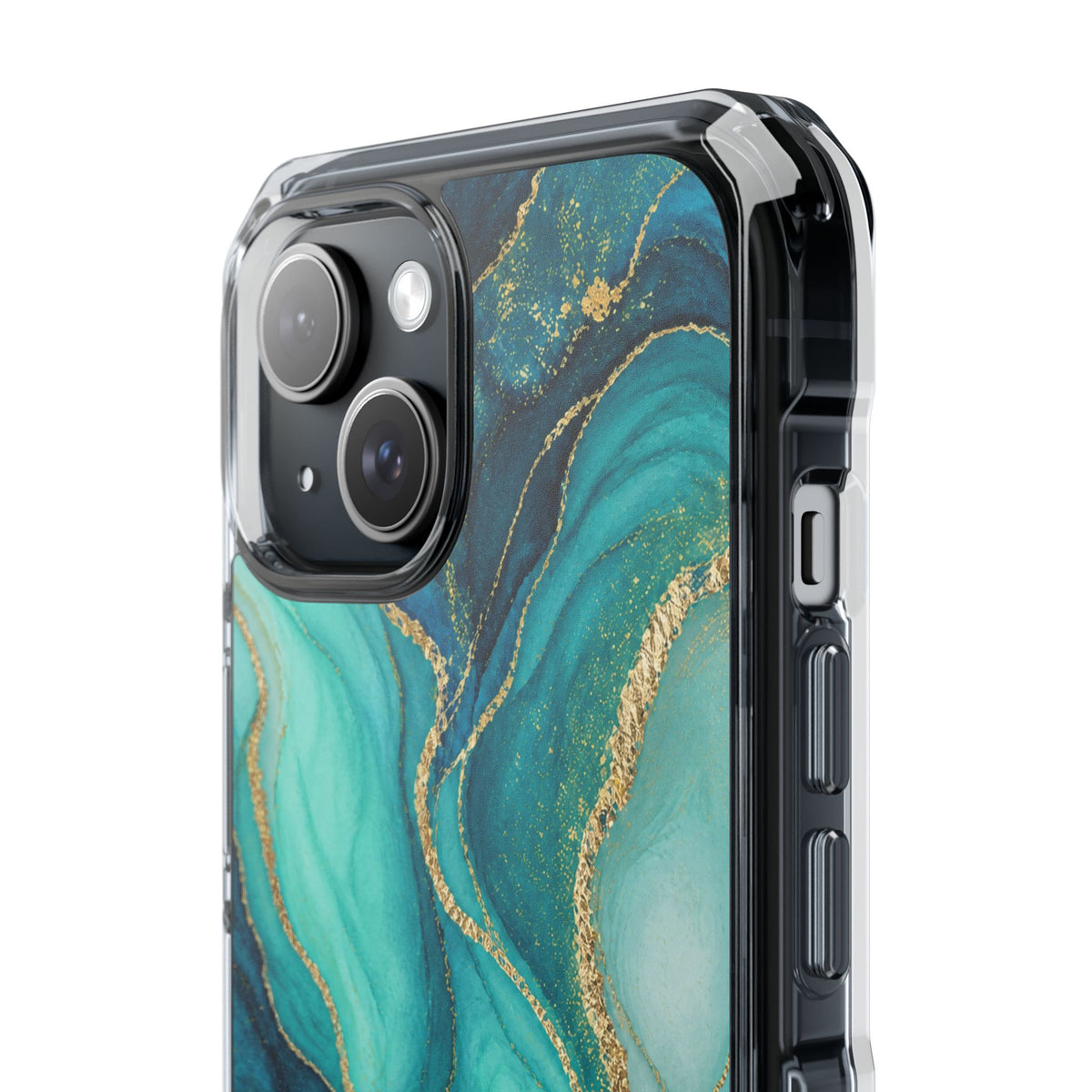 Turquoise Veins | Clear MagSafe Case — product image 19
